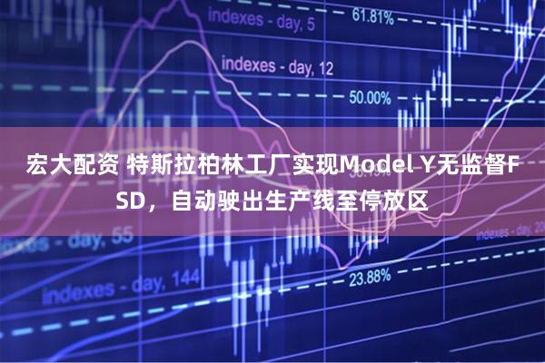 宏大配资 特斯拉柏林工厂实现Model Y无监督FSD，自动驶出生产线至停放区